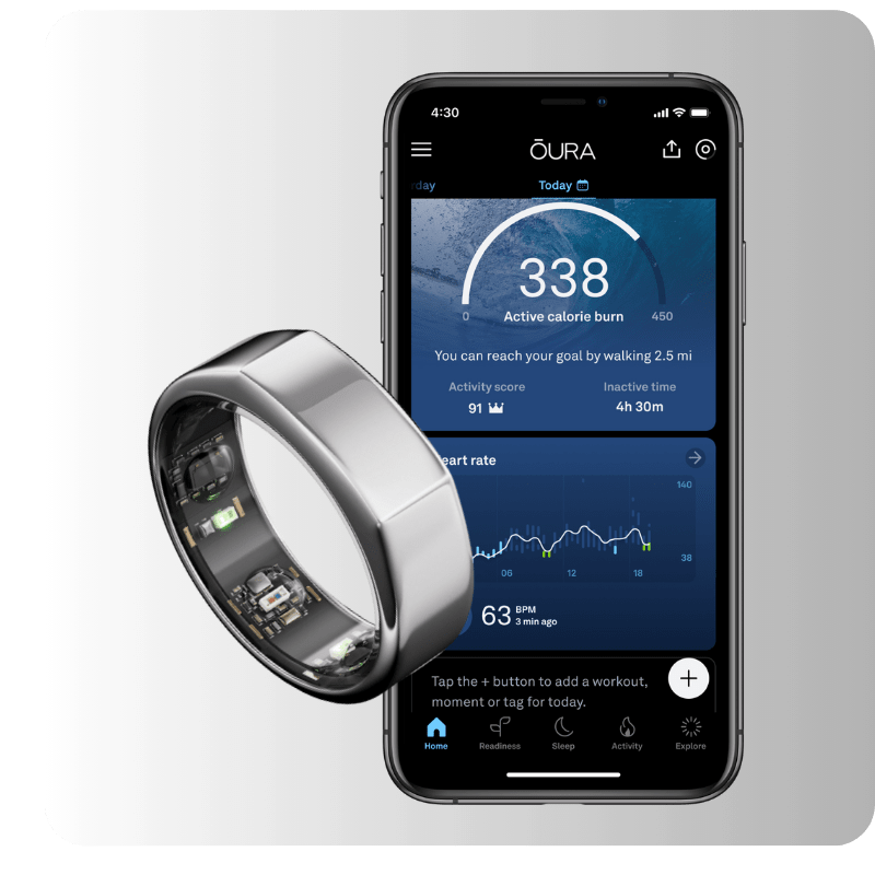 Device Integration Oura Ring - Abstract Design Collection - 8K Quality